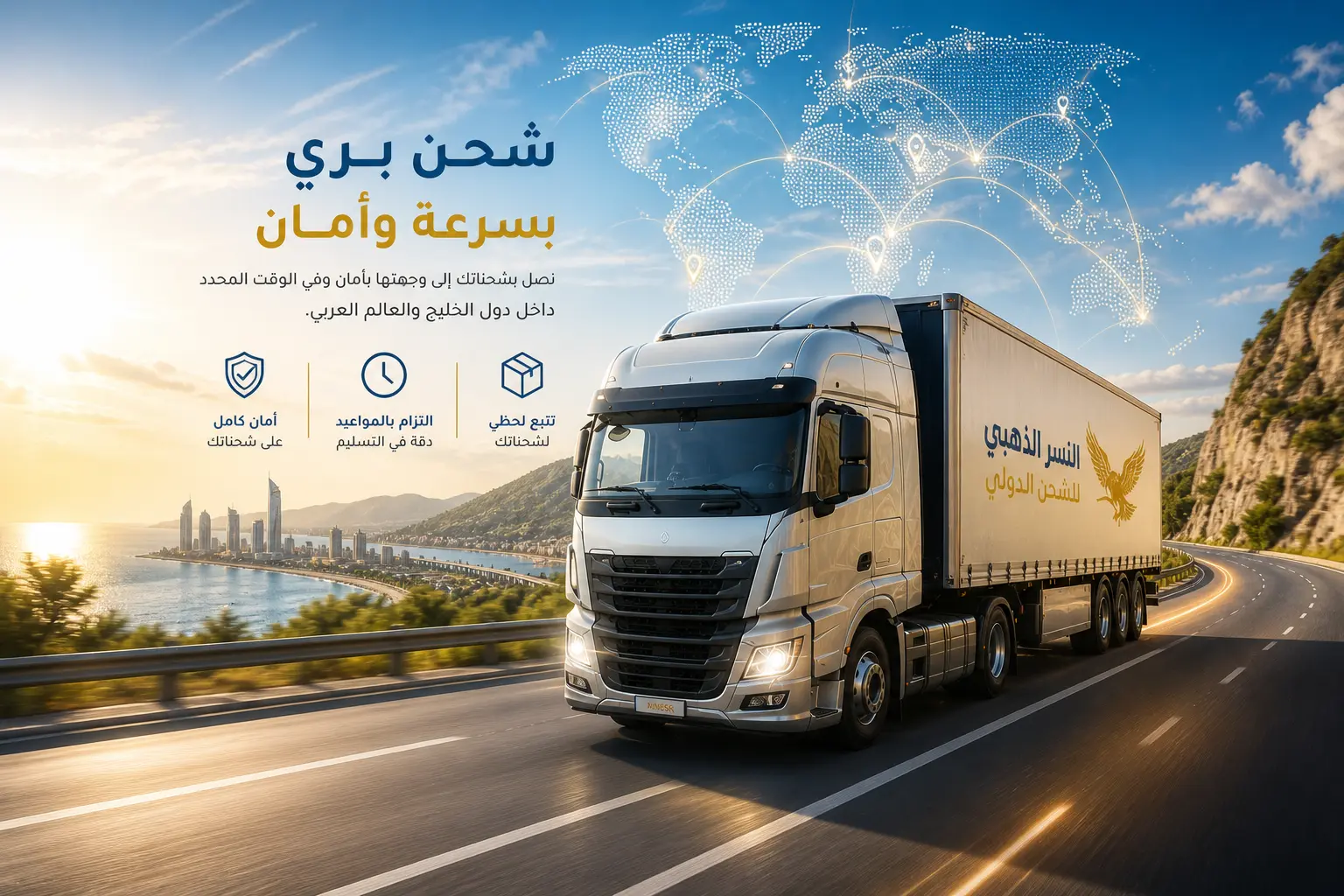 الشحن البري