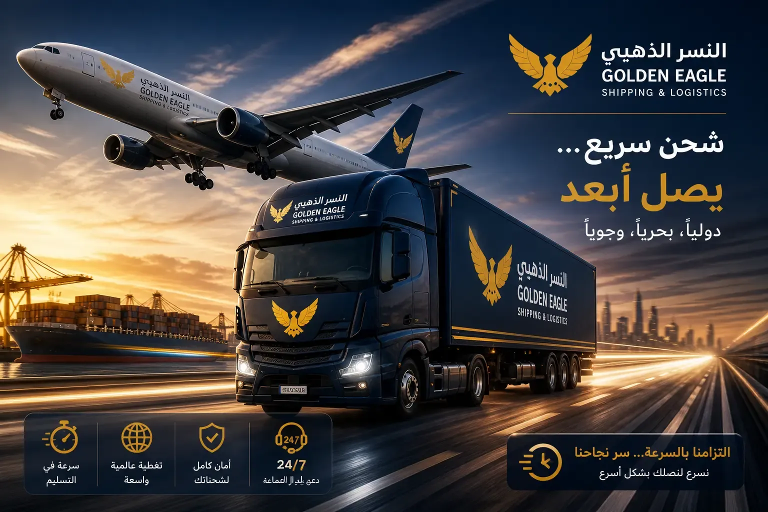 الطرود والشحن السريع — النسر الذهبي