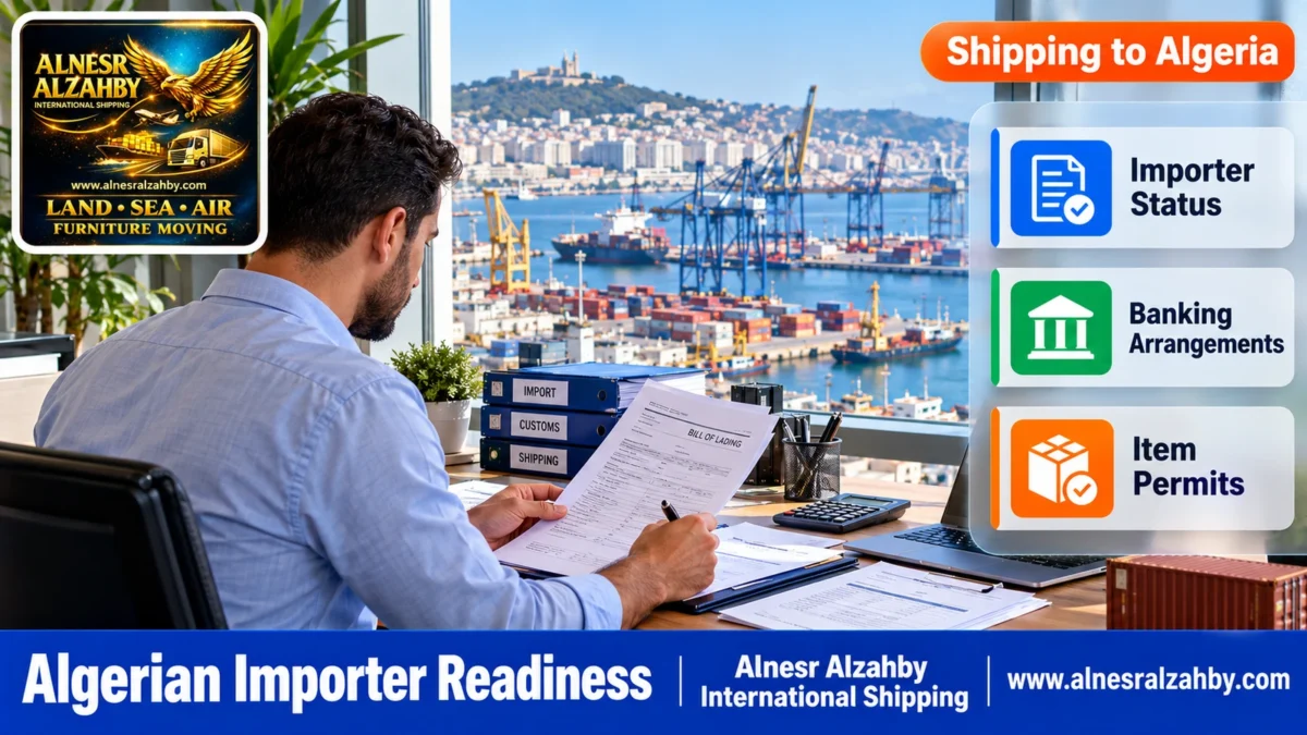 Algerian Importer Readiness — Alnesr Alzahby International Shipping