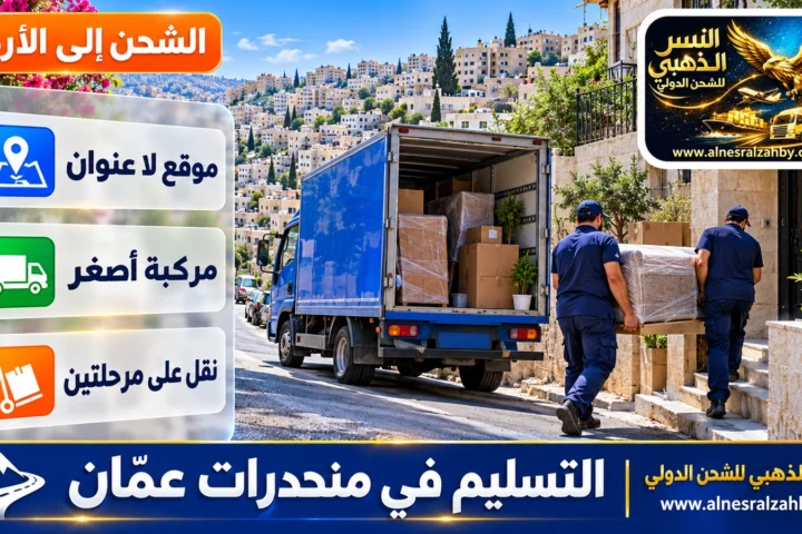 التسليم في منحدرات عمّان — النسر الذهبي للشحن الدولي