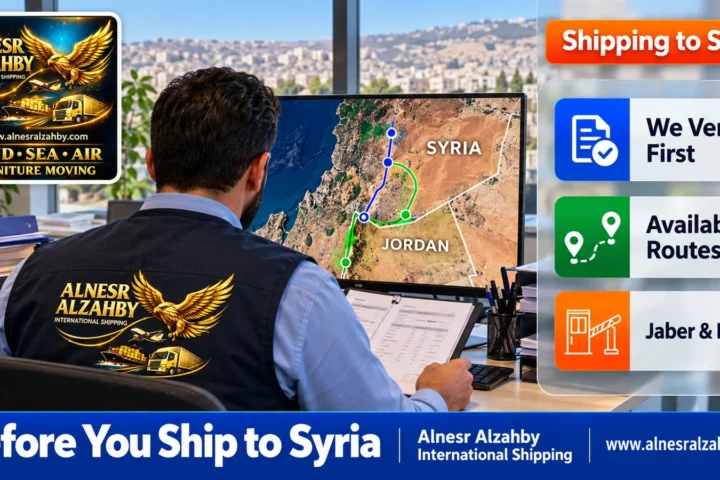 Before You Ship to Syria — Alnesr Alzahby International Shipping