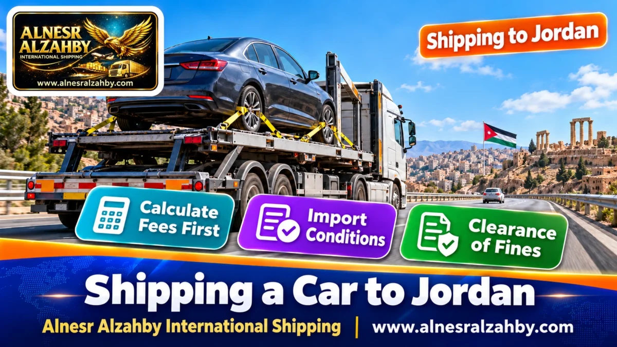 Shipping a Car to Jordan — Alnesr Alzahby International Shipping