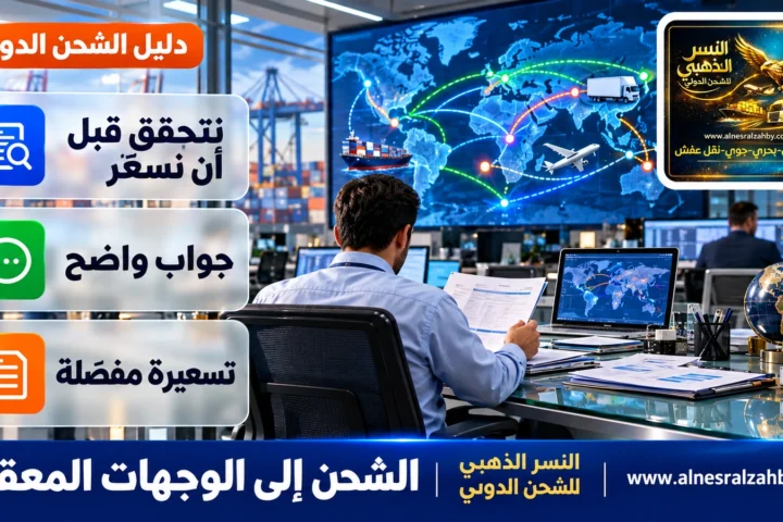 الشحن إلى الوجهات المعقدة — النسر الذهبي للشحن الدولي