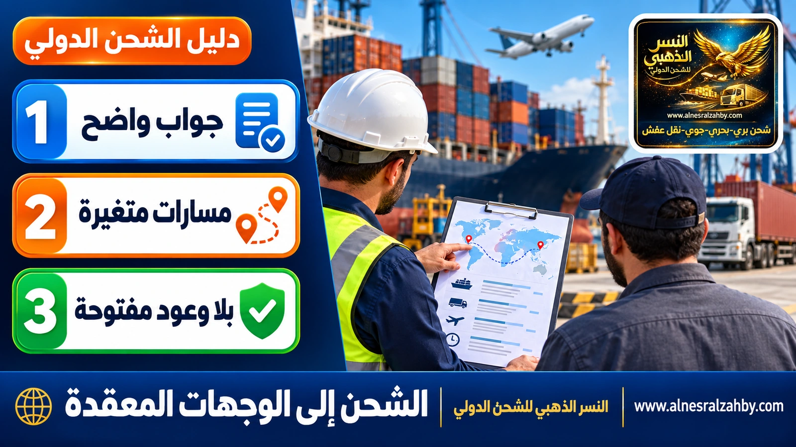 عميل يستلم تسعيرة مفصّلة توضح المسار والمدة والبنود المشمولة