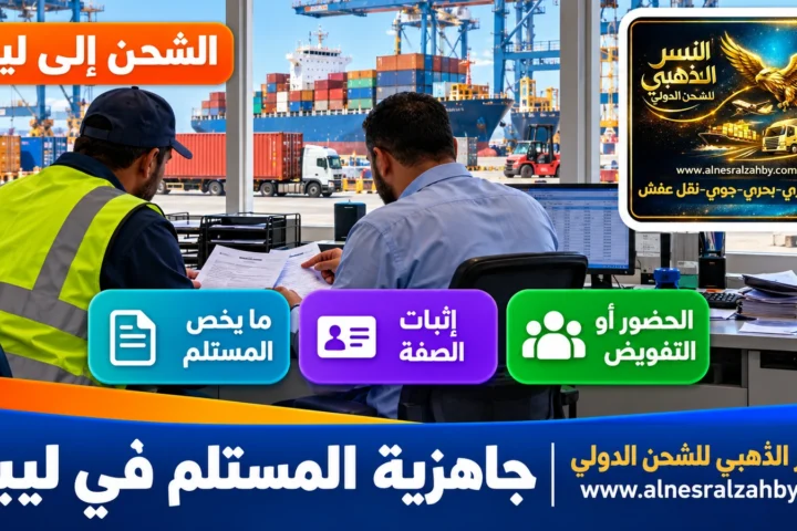 جاهزية المستلم في ليبيا — النسر الذهبي للشحن الدولي