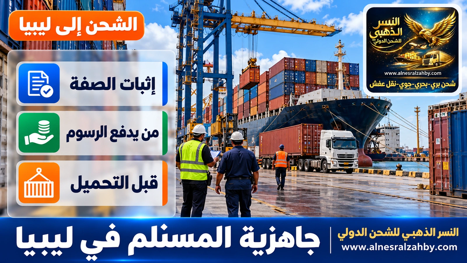 حاويات في ميناء ليبي تنتظر حضور المستلم لإنهاء الإفراج