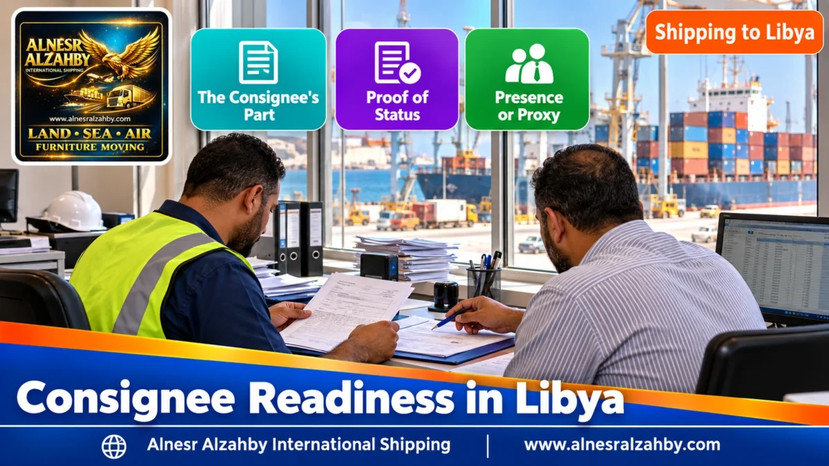 Consignee Readiness in Libya — Alnesr Alzahby International Shipping