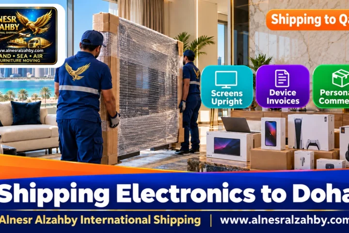 Shipping Electronics to Doha — Alnesr Alzahby International Shipping