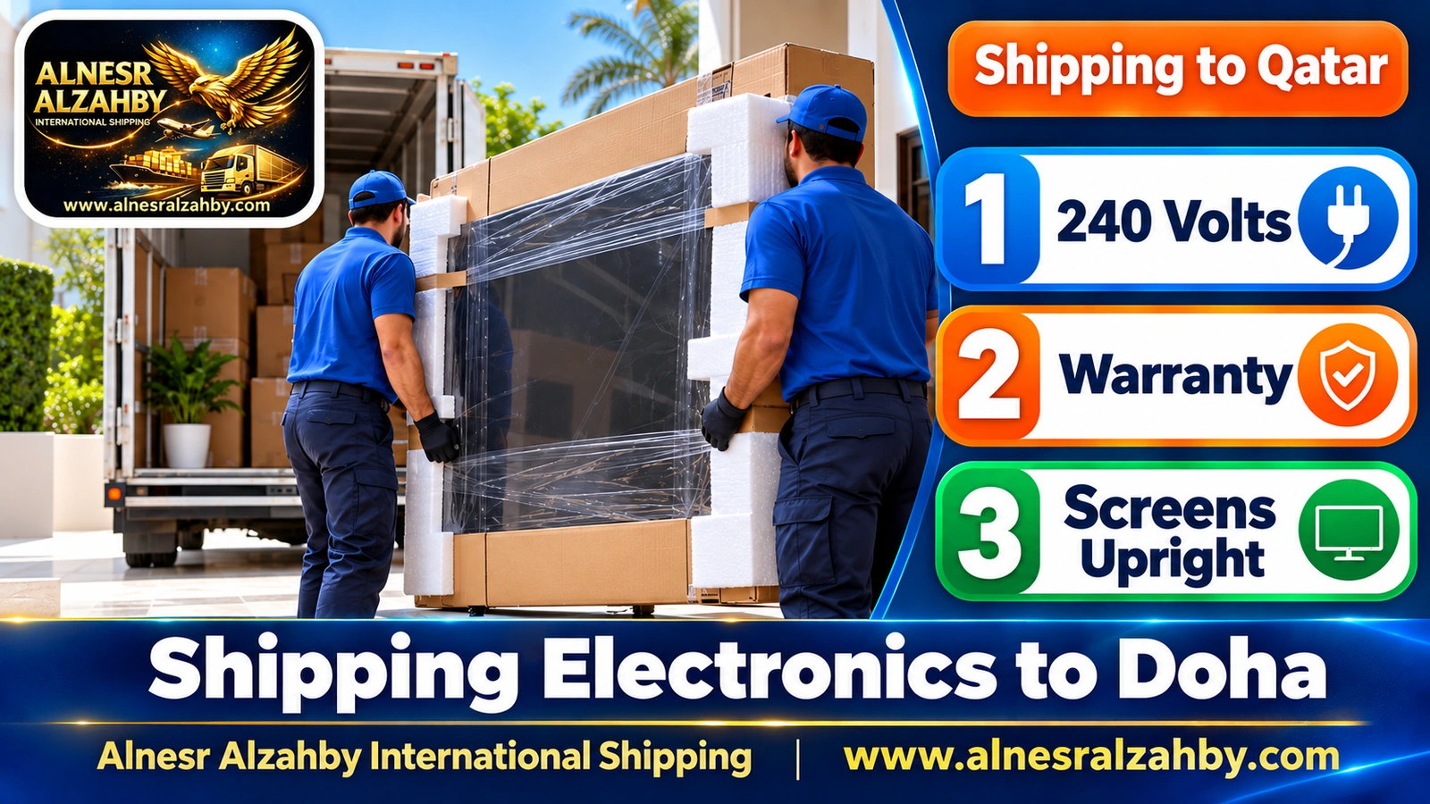 Wrapping a large TV in foam and rigid cardboard and carrying it upright