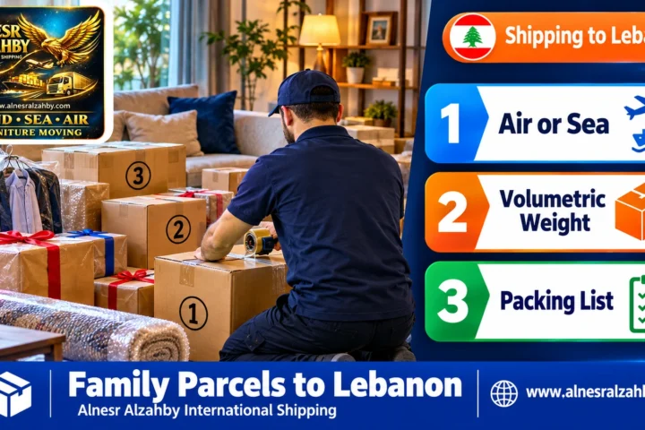 Family Parcels to Lebanon — Alnesr Alzahby International Shipping