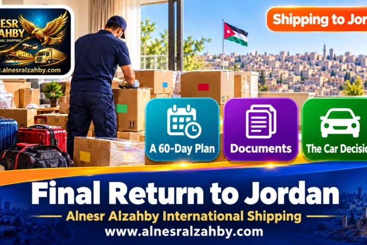 Final Return to Jordan — Alnesr Alzahby International Shipping