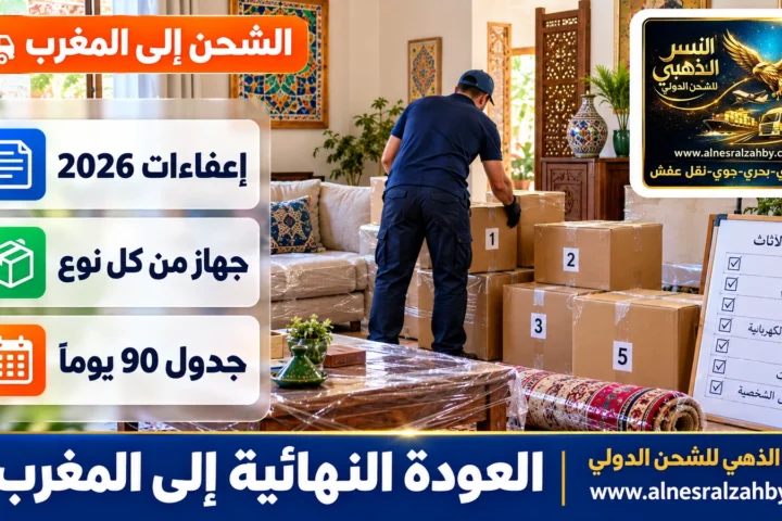 العودة النهائية إلى المغرب — النسر الذهبي للشحن الدولي