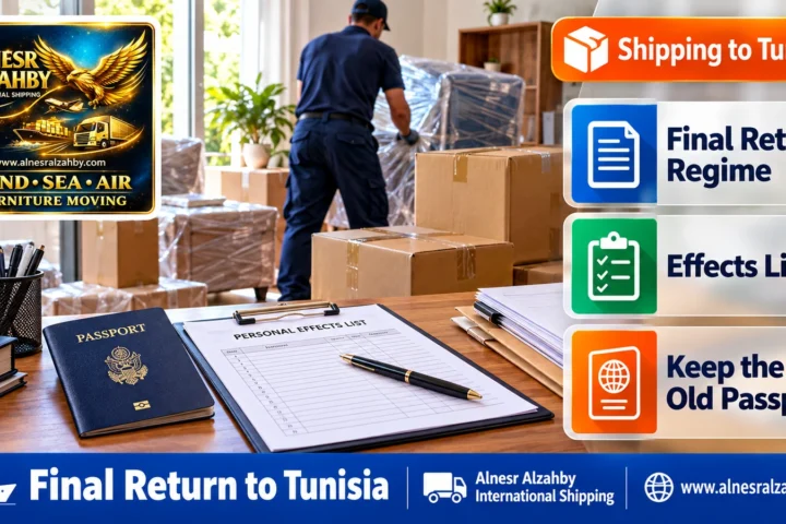 Final Return to Tunisia — Alnesr Alzahby International Shipping
