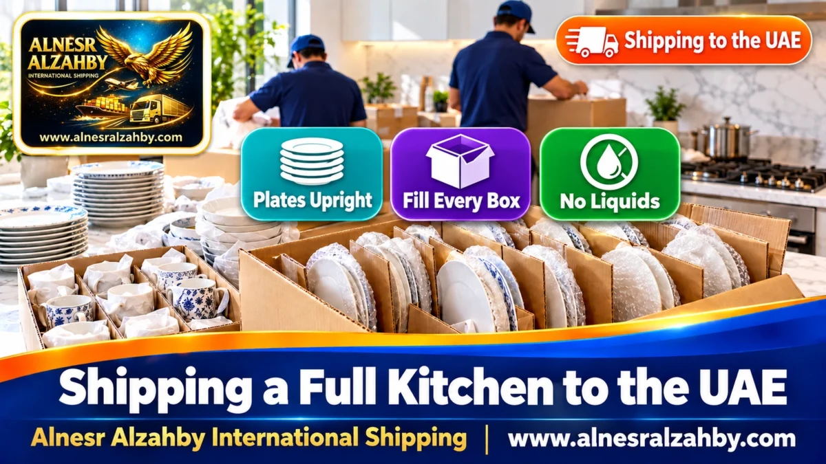 Shipping a Full Kitchen to the UAE — Alnesr Alzahby International Shipping