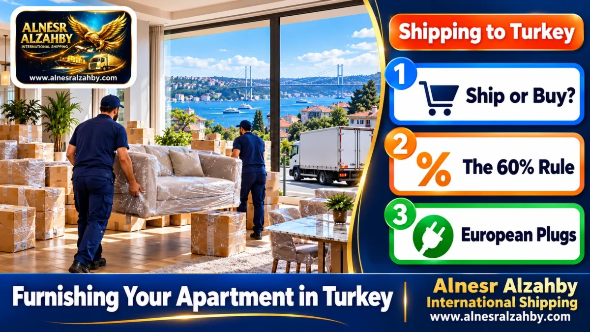 Furnishing Your Apartment in Turkey — Alnesr Alzahby International Shipping