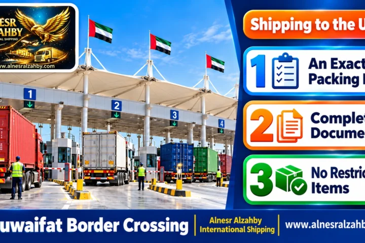 Ghuwaifat Border Crossing — Alnesr Alzahby International Shipping