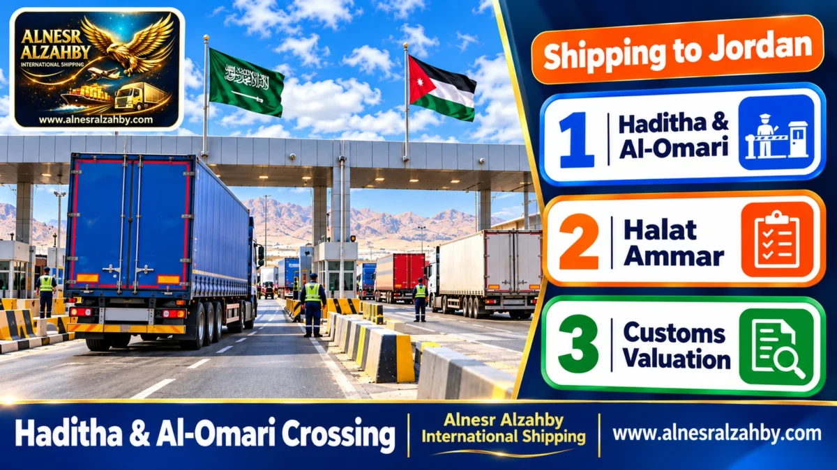 Haditha & Al-Omari Crossing — Alnesr Alzahby International Shipping