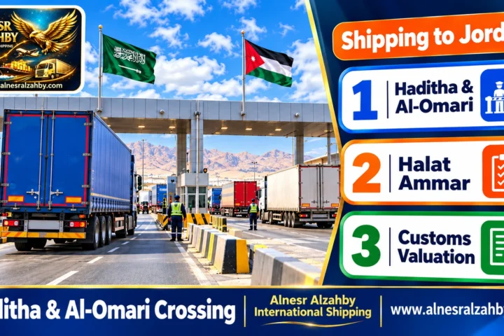 Haditha & Al-Omari Crossing — Alnesr Alzahby International Shipping