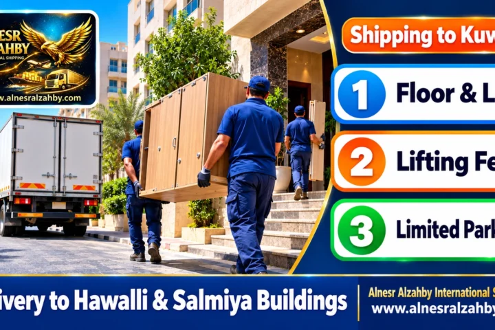 Delivery to Hawalli & Salmiya Buildings — Alnesr Alzahby International Shipping