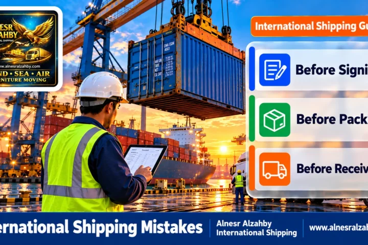 International Shipping Mistakes — Alnesr Alzahby International Shipping