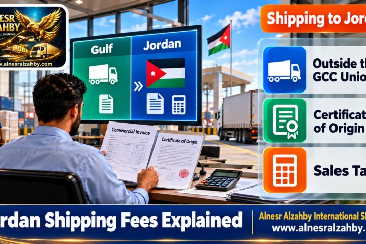 Jordan Shipping Fees Explained — Alnesr Alzahby International Shipping