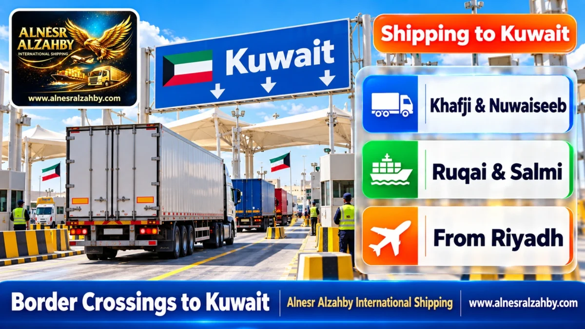 Border Crossings to Kuwait — Alnesr Alzahby International Shipping