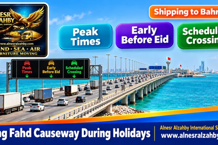 King Fahd Causeway During Holidays — Alnesr Alzahby International Shipping