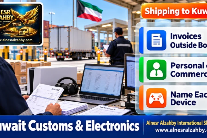 Kuwait Customs & Electronics — Alnesr Alzahby International Shipping