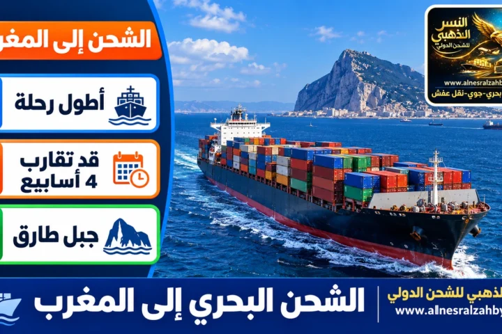 الشحن البحري إلى المغرب — النسر الذهبي للشحن الدولي