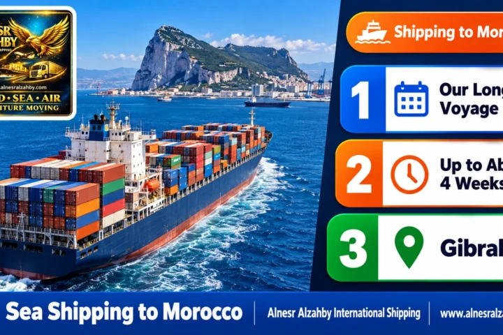 Sea Shipping to Morocco — Alnesr Alzahby International Shipping