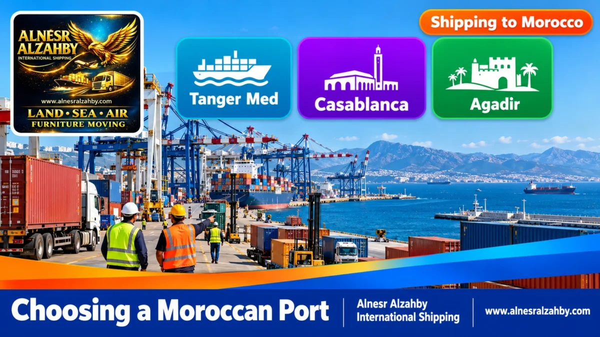 Choosing a Moroccan Port — Alnesr Alzahby International Shipping