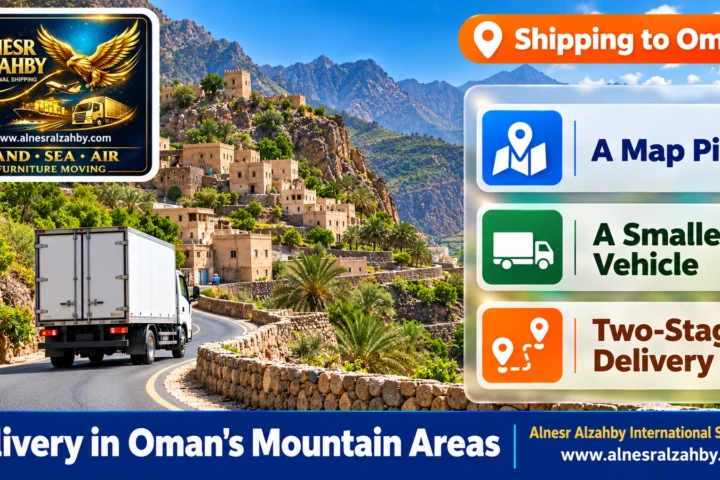 Delivery in Oman's Mountain Areas — Alnesr Alzahby International Shipping