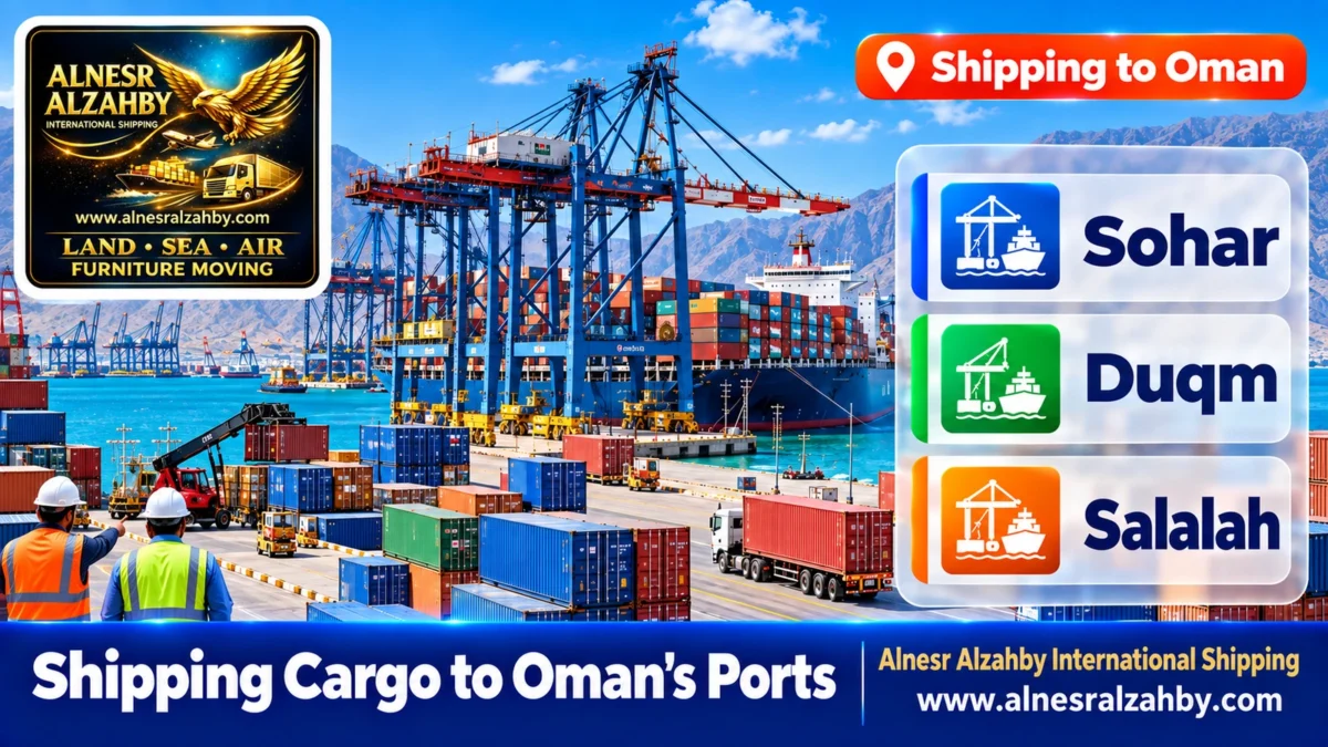 Shipping Cargo to Oman's Ports — Alnesr Alzahby International Shipping