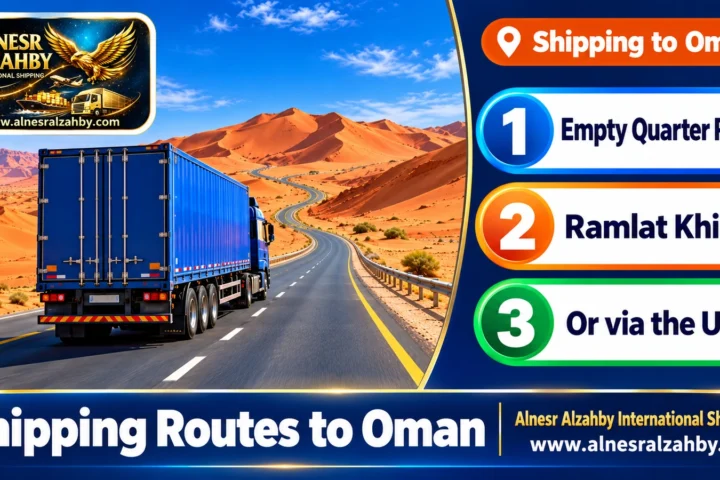 Shipping Routes to Oman — Alnesr Alzahby International Shipping