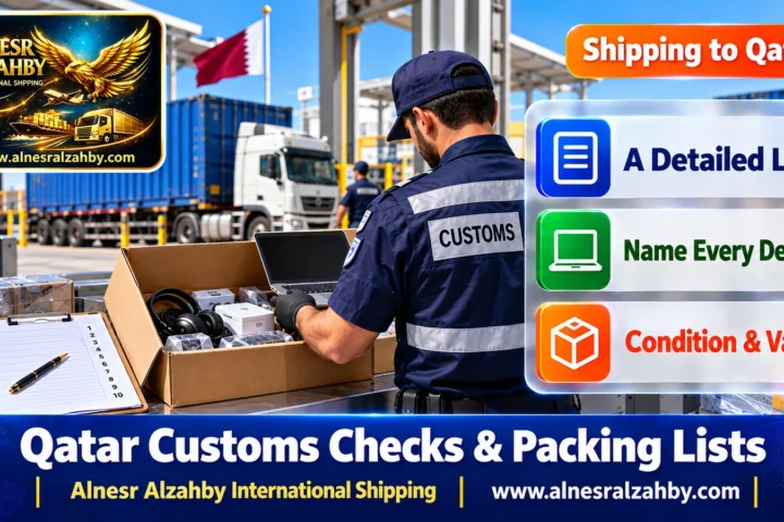 Qatar Customs Checks & Packing Lists — Alnesr Alzahby International Shipping