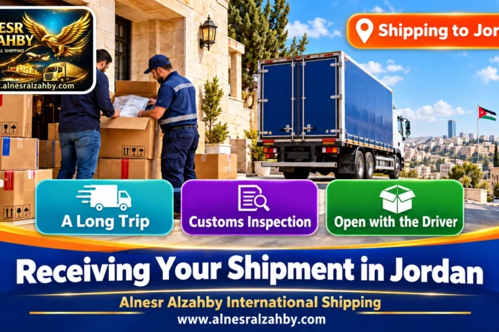 Receiving Your Shipment in Jordan — Alnesr Alzahby International Shipping