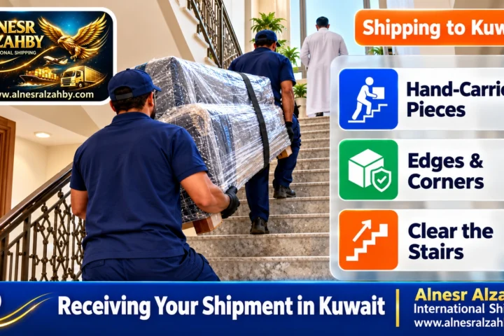 Receiving Your Shipment in Kuwait — Alnesr Alzahby International Shipping