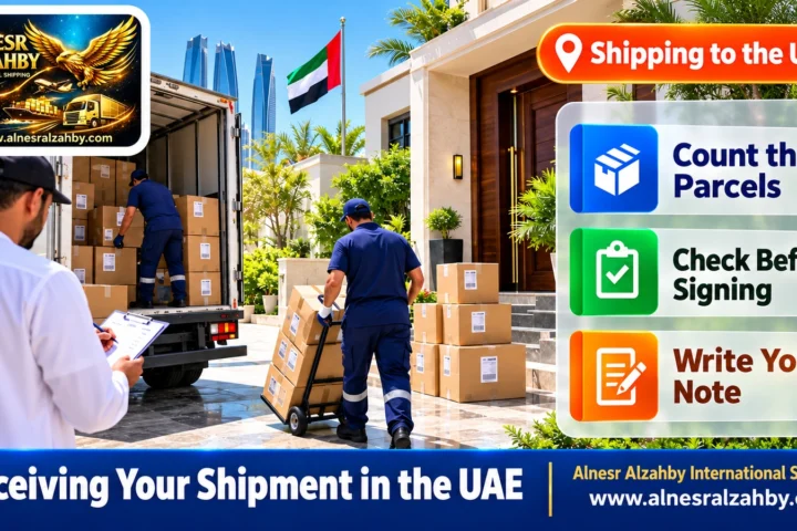 Receiving Your Shipment in the UAE — Alnesr Alzahby International Shipping