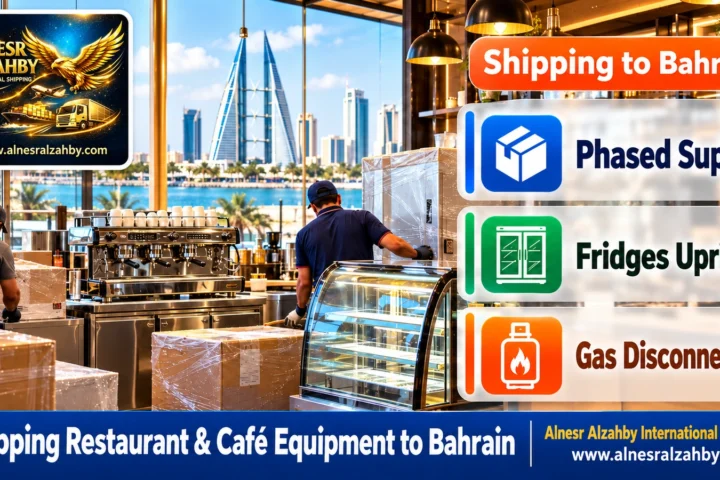 Shipping Restaurant & Café Equipment to Bahrain — Alnesr Alzahby International Shipping