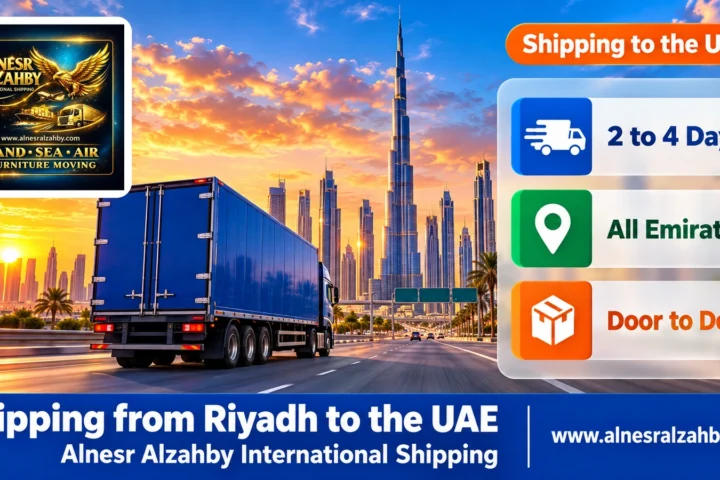 Shipping from Riyadh to the UAE — Alnesr Alzahby International Shipping