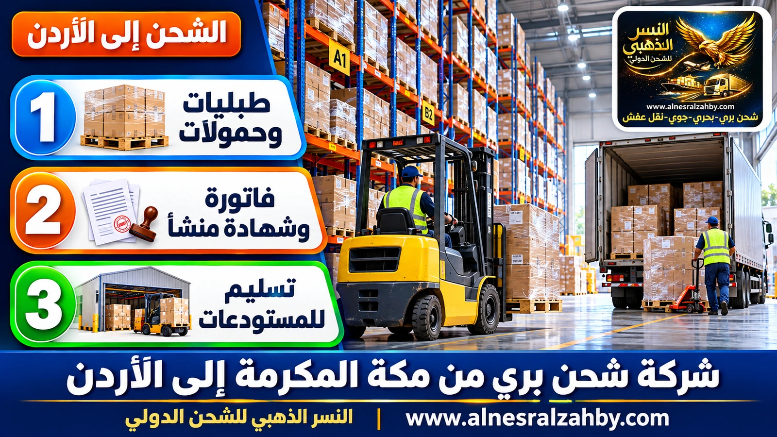 مستودع تجميع منظم برفوف عالية وطبليات مرقمة