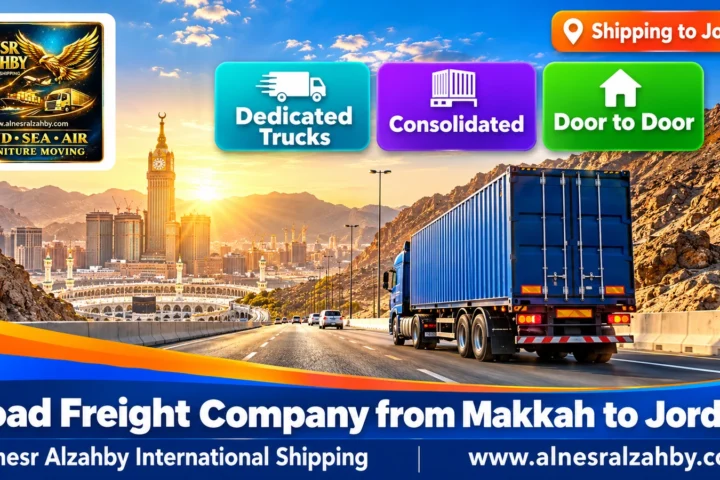 Road Freight Company from Makkah to Jordan — Alnesr Alzahby International Shipping
