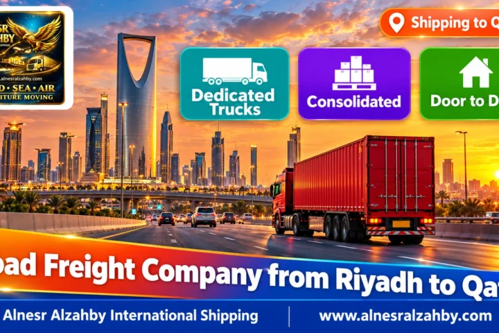 Road Freight Company from Riyadh to Qatar — Alnesr Alzahby International Shipping