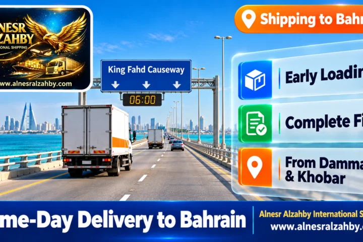 Same-Day Delivery to Bahrain — Alnesr Alzahby International Shipping