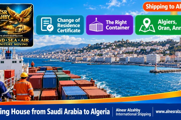 Moving House from Saudi Arabia to Algeria — Alnesr Alzahby International Shipping