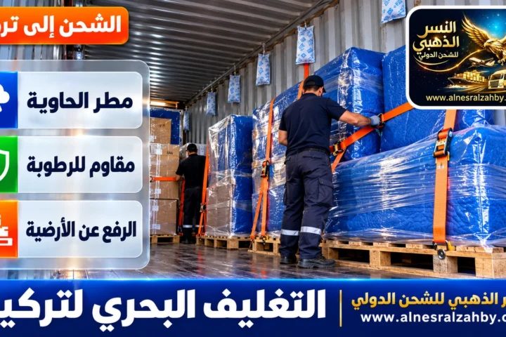 التغليف البحري لتركيا — النسر الذهبي للشحن الدولي