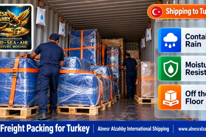 Sea Freight Packing for Turkey — Alnesr Alzahby International Shipping