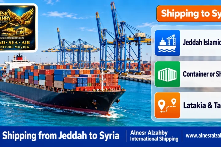 Sea Shipping from Jeddah to Syria — Alnesr Alzahby International Shipping