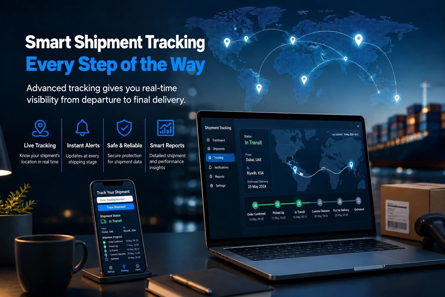 Shipment Tracking — Alnesr Alzahby