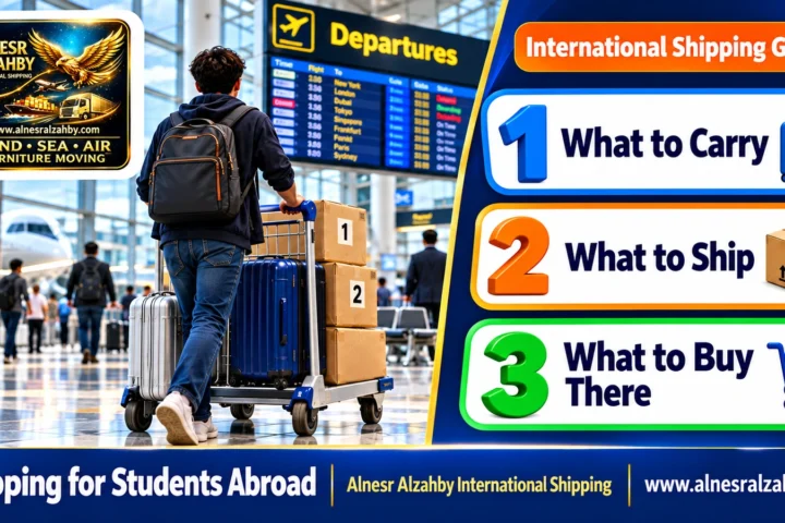 Shipping for Students Abroad — Alnesr Alzahby International Shipping